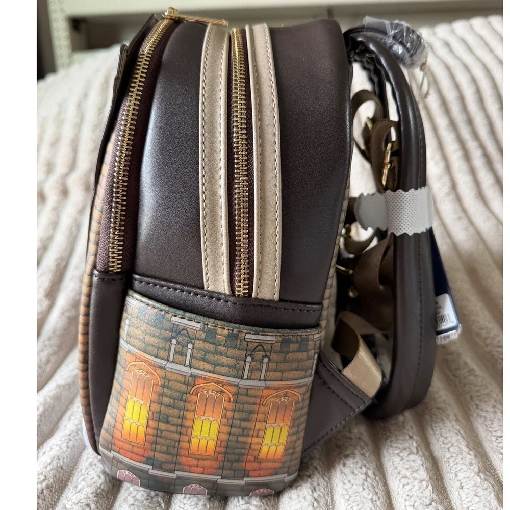 Loungefly Harry Potter Great‎ Hall Mini Backpack Brown Hogwarts